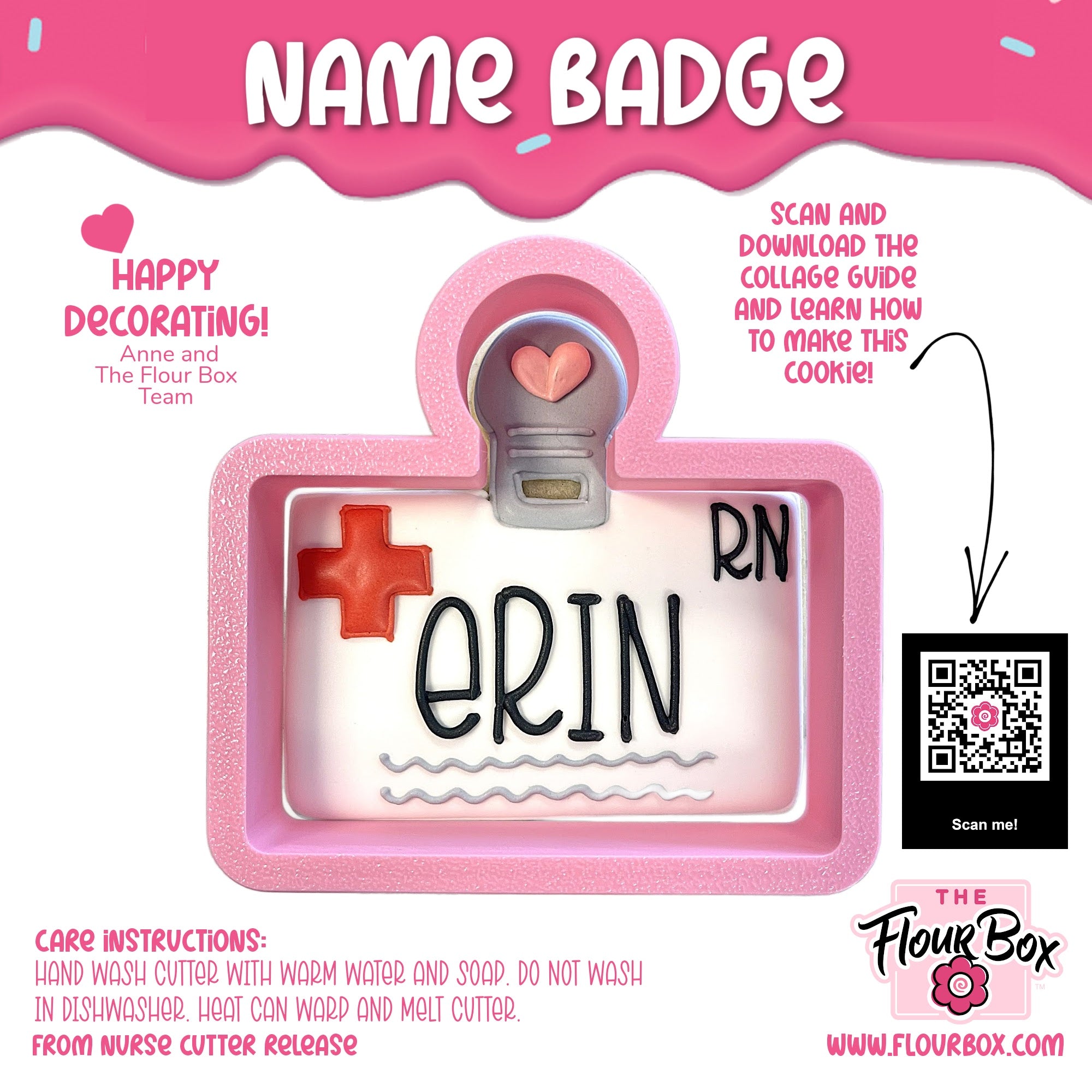 Name Badge Cookie Cutter