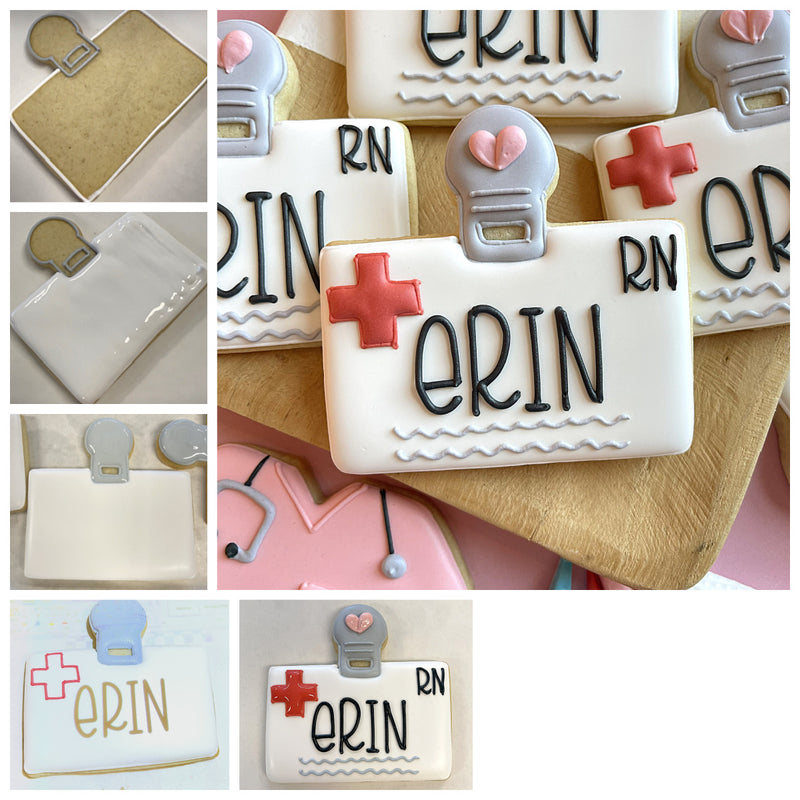 Name Badge Cookie Cutter