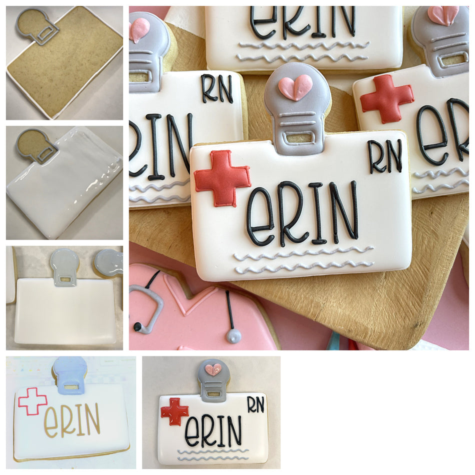 Name Badge Cookie Cutter