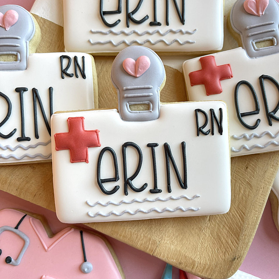 Name Badge Cookie Cutter