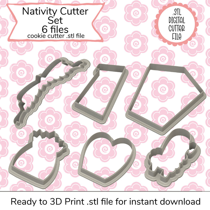 Nativity Cutter Bundle STL Files (digital file)