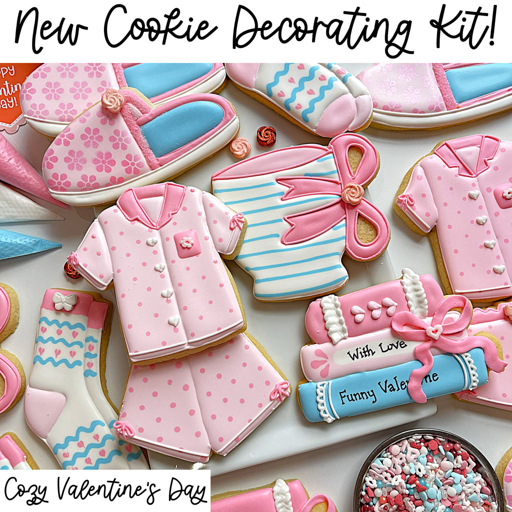 Cozy Valentine's Day Cookie Decorating Kit