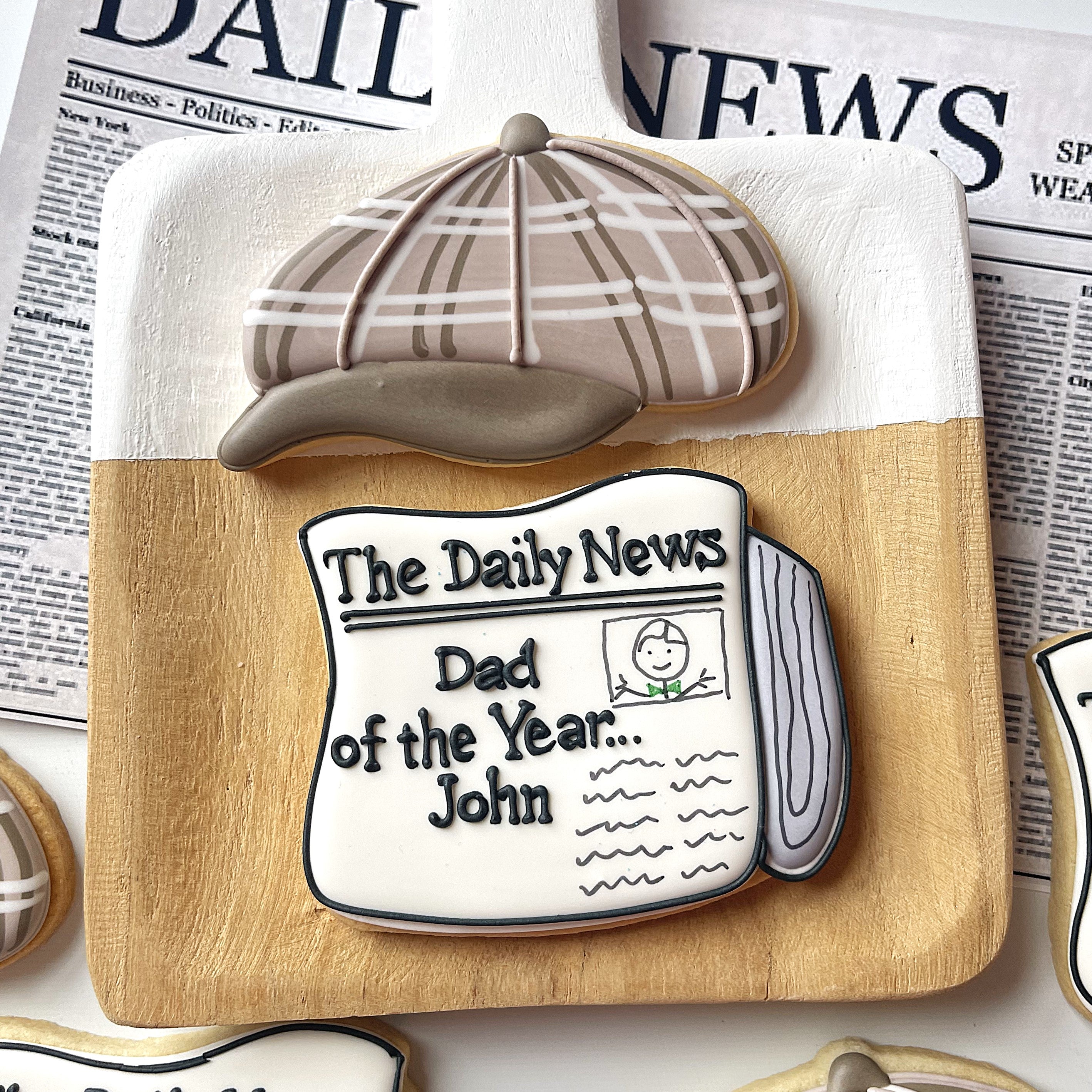 Newsboy Cap Cookie Cutter