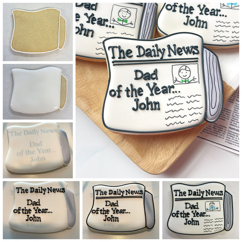 Newspaper Cookie Cutter