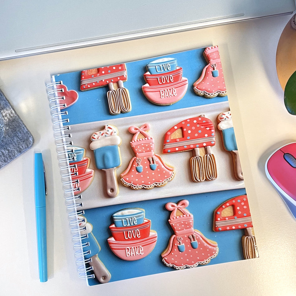 Baking Themed Spiral Notebook