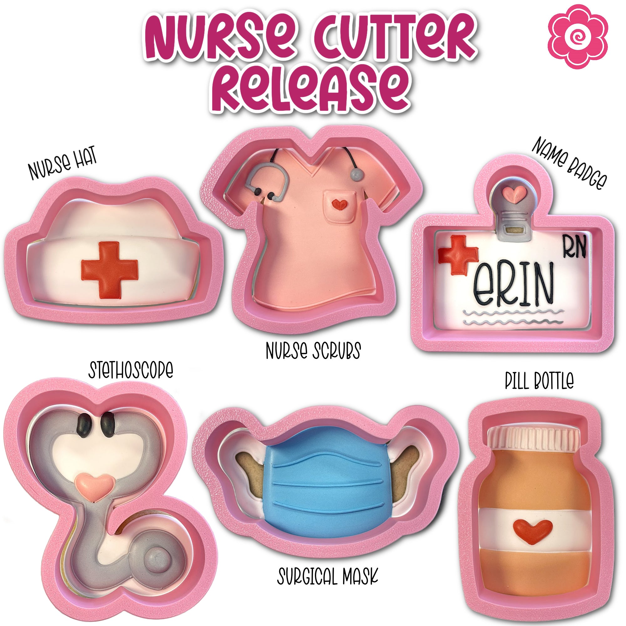 Nurse Cutter Bundle (6 Cutters)