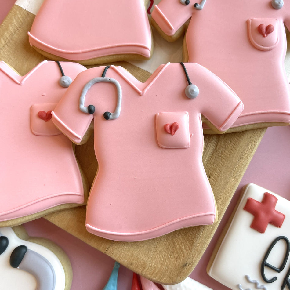 Nurse Scrubs Cookie Cutter