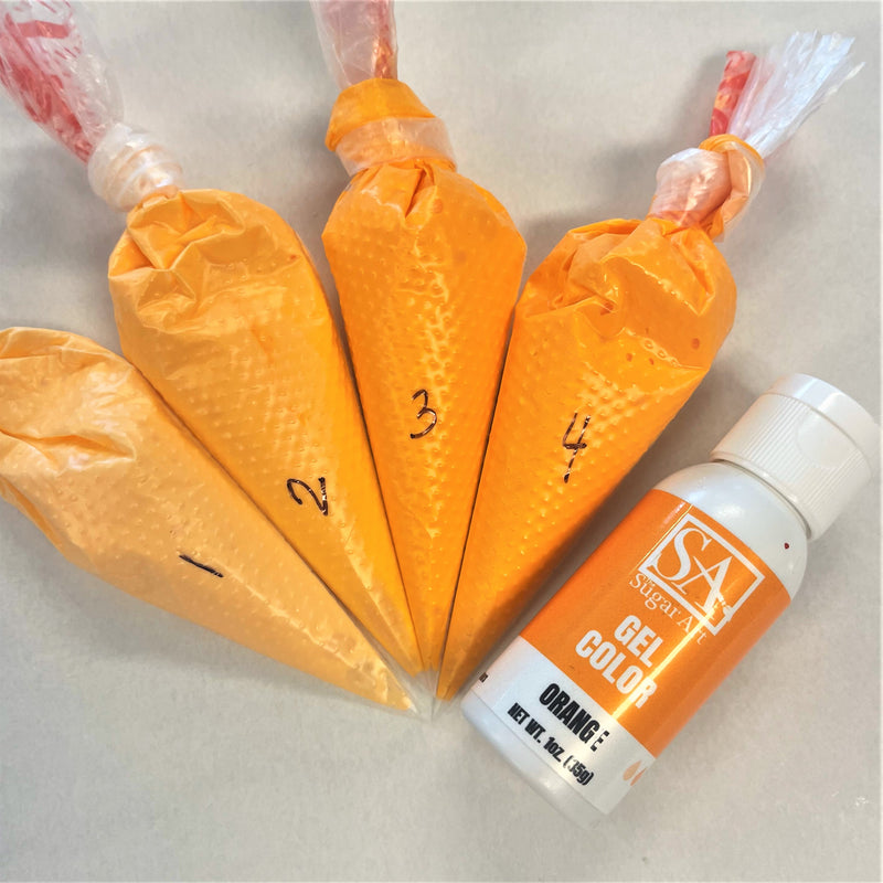 Orange The Sugar Art Gel Color