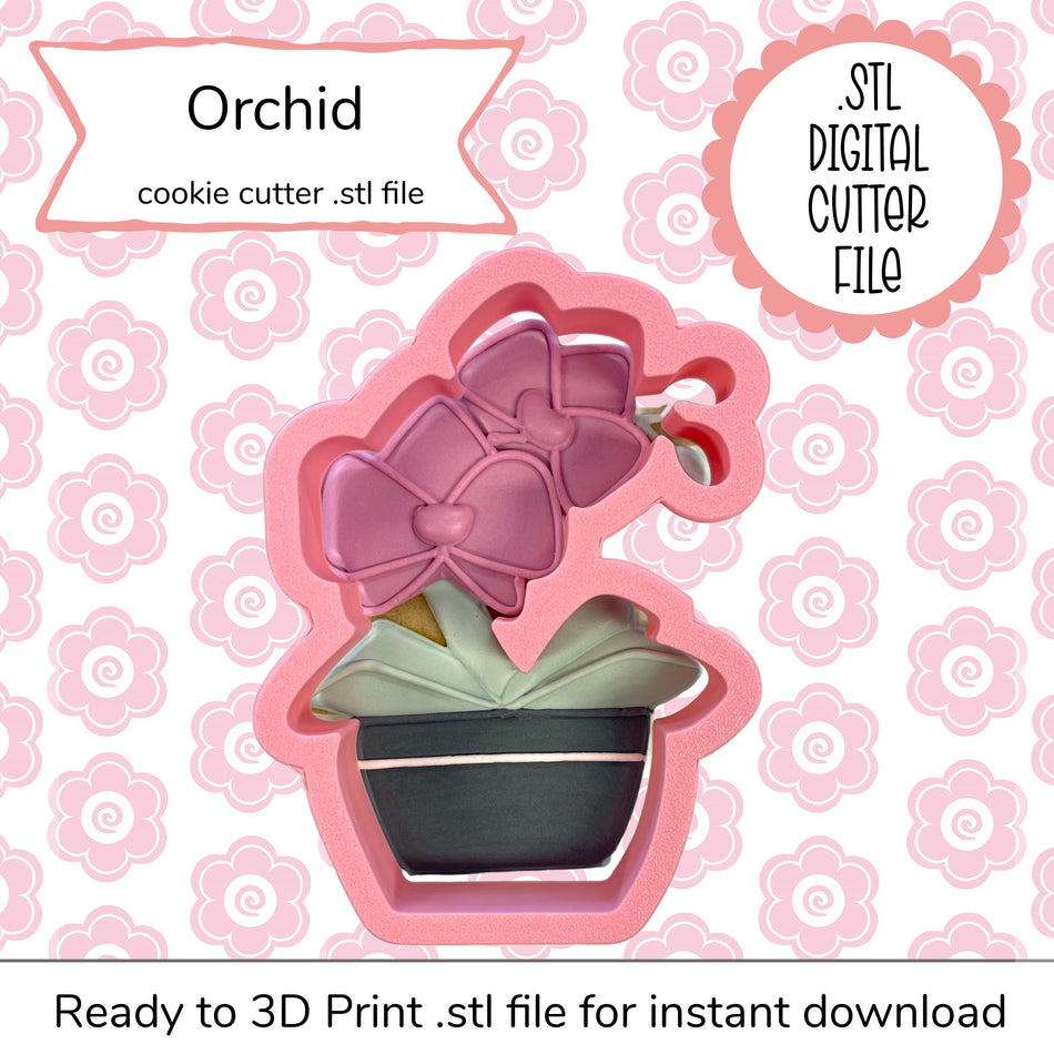 Orchid Cutter STL File (digital file)