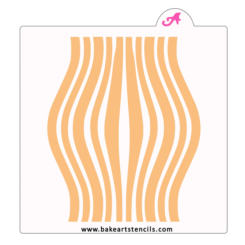 Ornament Lines BakeArt Stencil
