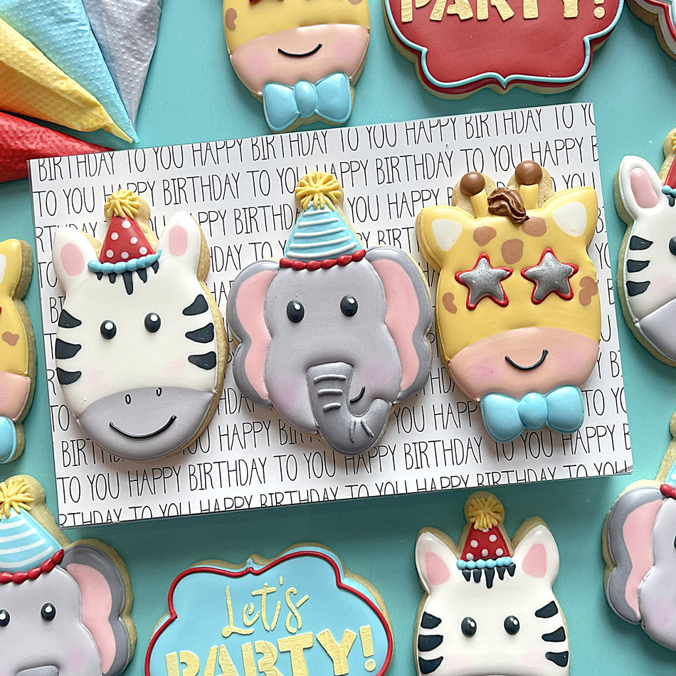 Party Animals Cookie Cutter BUNDLE (3 cutters)