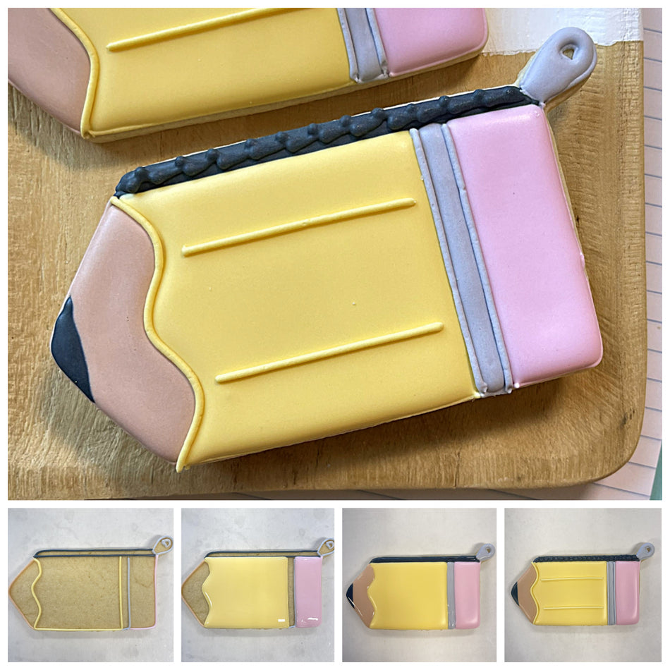 Pencil Zipper Pouch Cookie Cutter