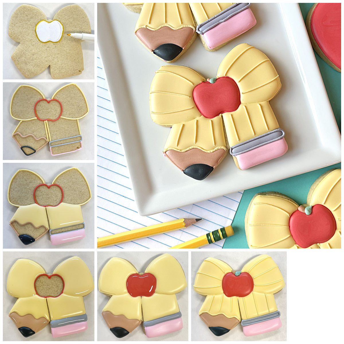 Pencil Bow Cookie Cutter