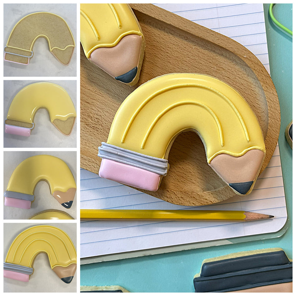 Pencil Rainbow Cookie Cutter