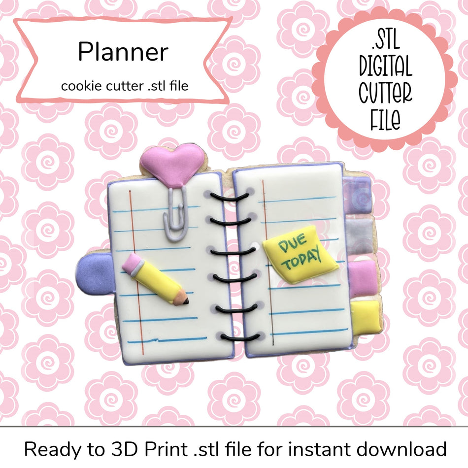 Planner Cutter STL File (digital file)