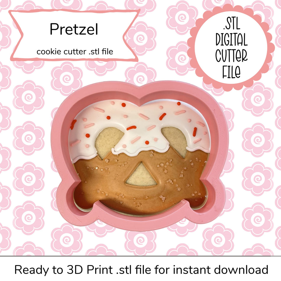 Pretzel Cutter STL File (digital file)