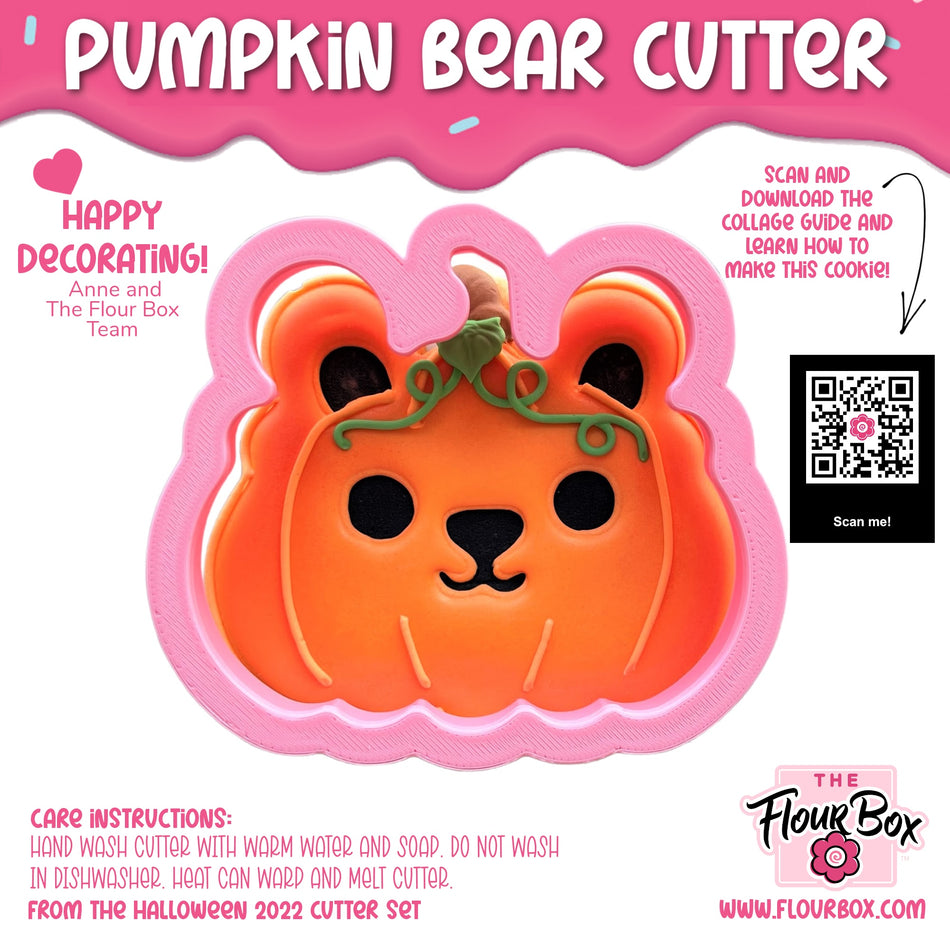 Pumpkin Bear Cookie Cutter