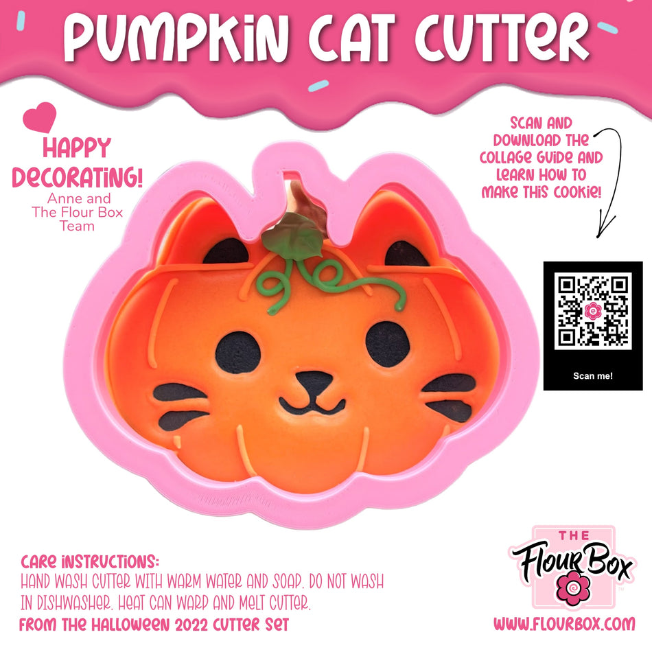 Pumpkin Cat Cookie Cutter