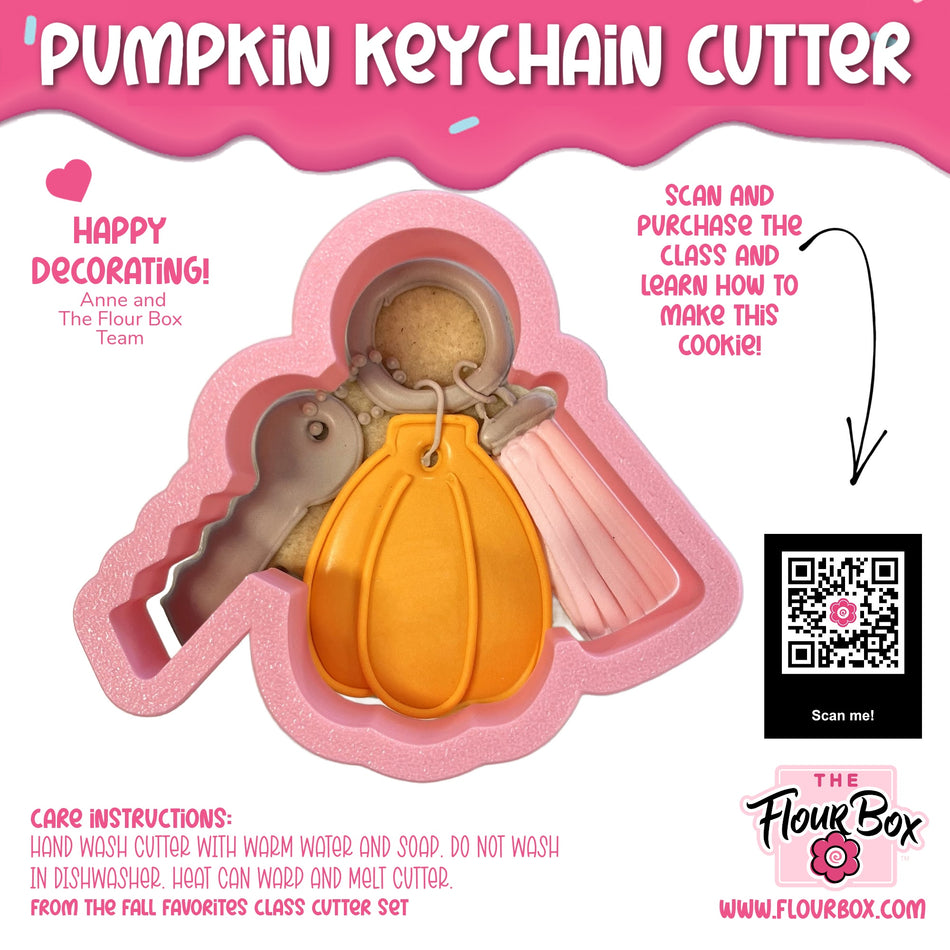 Pumpkin Keychain Cookie Cutter