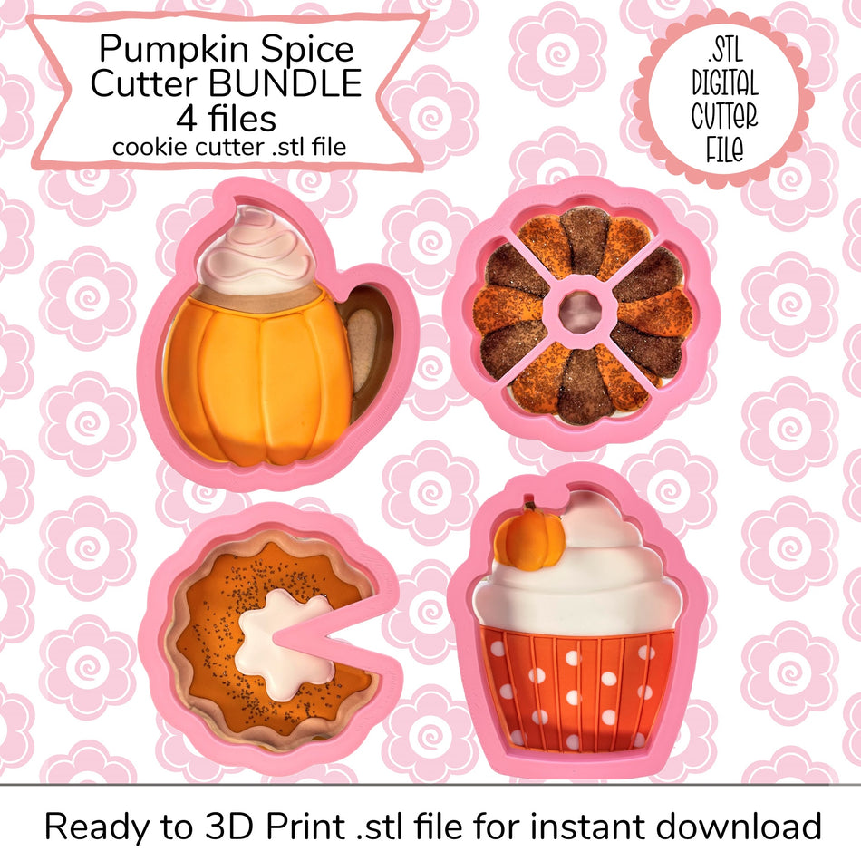 Pumpkin Spice Cookie Decorating Class Recording with Optional Cutters