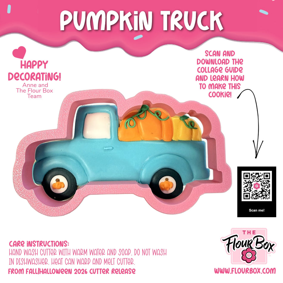 Pumpkin Truck Cookie Cutter