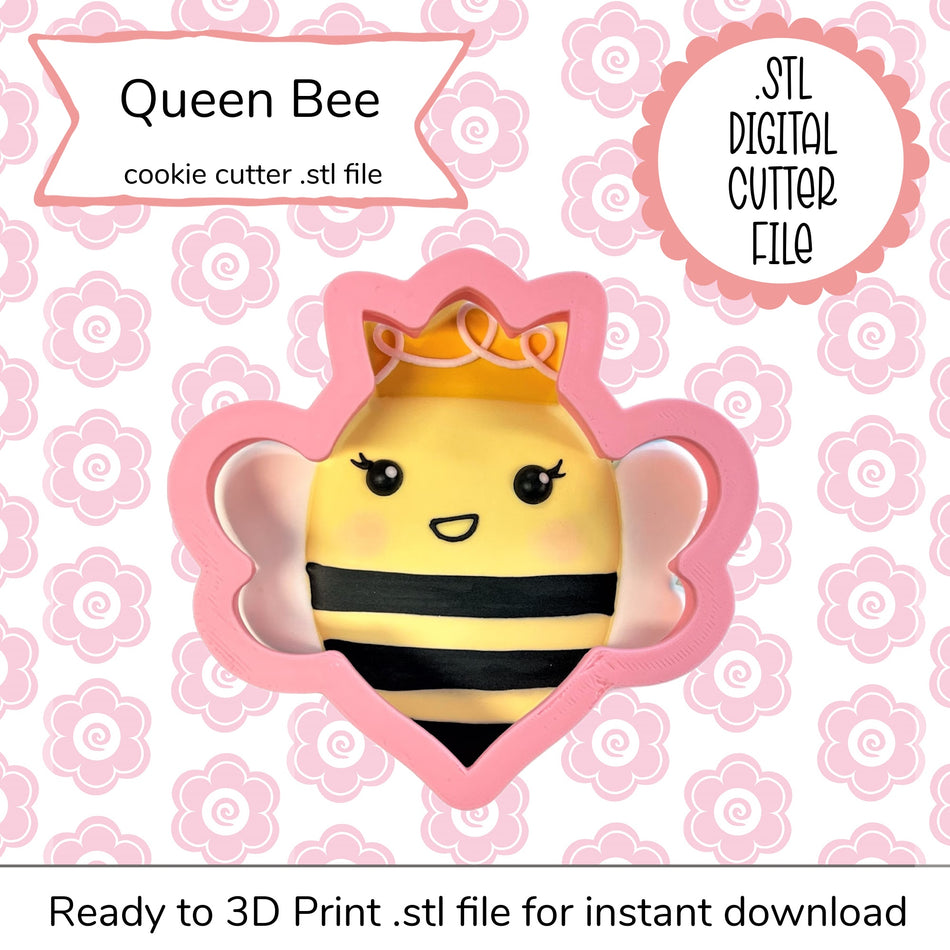 Queen Bee Cutter STL File (digital file)