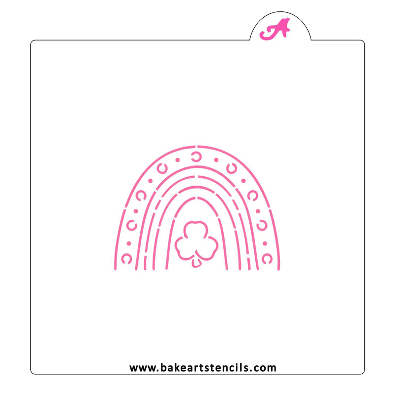 Boho Lucky Rainbow PYO BakeArt Stencil