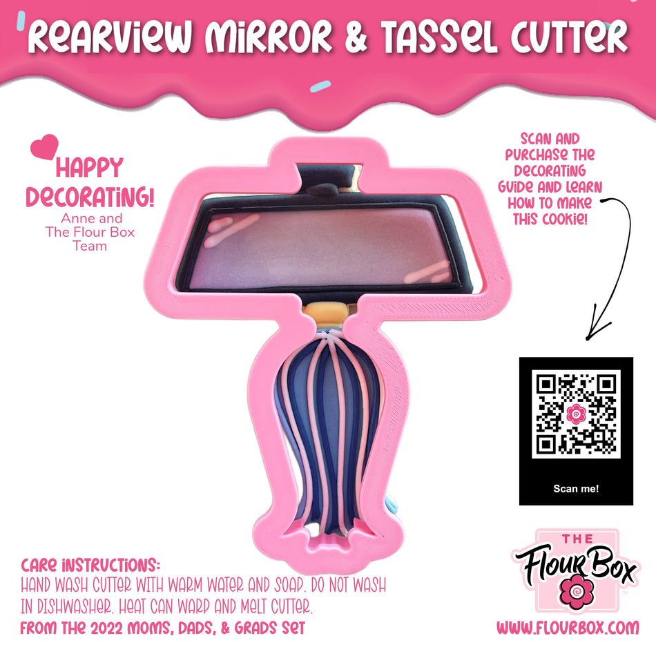 Rearview Mirror & Tassel Cookie Cutter