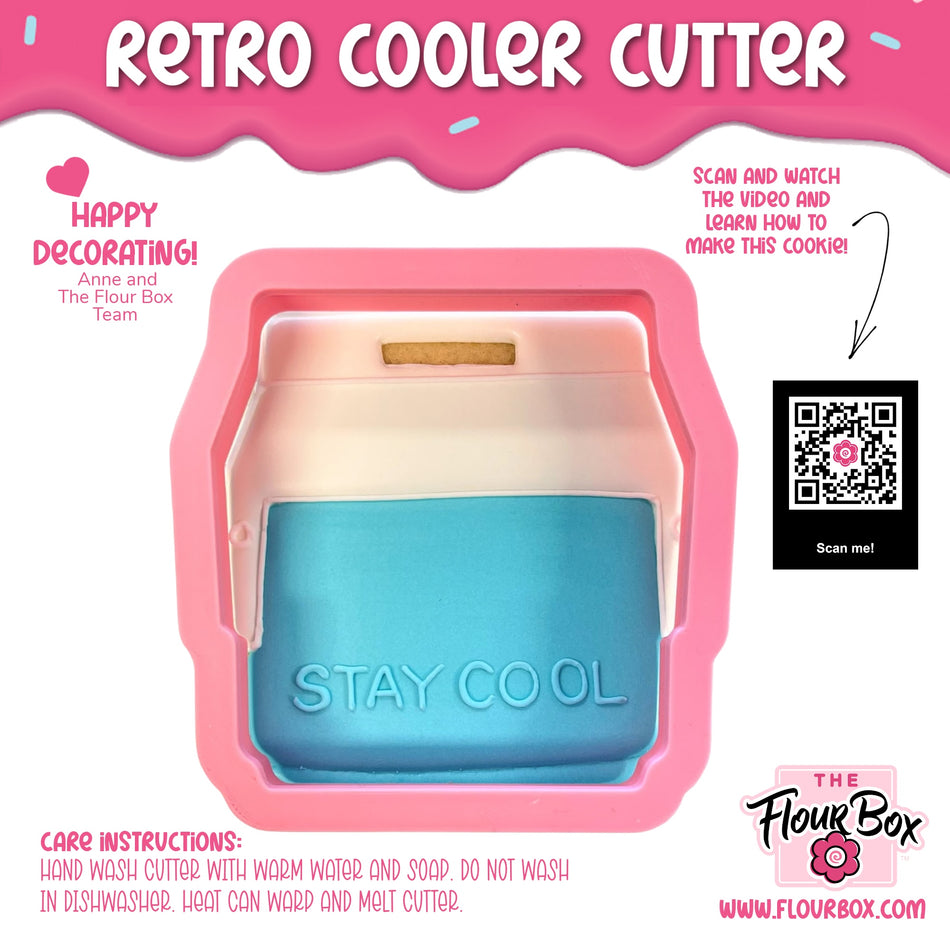 Retro Cooler Cookie Cutter