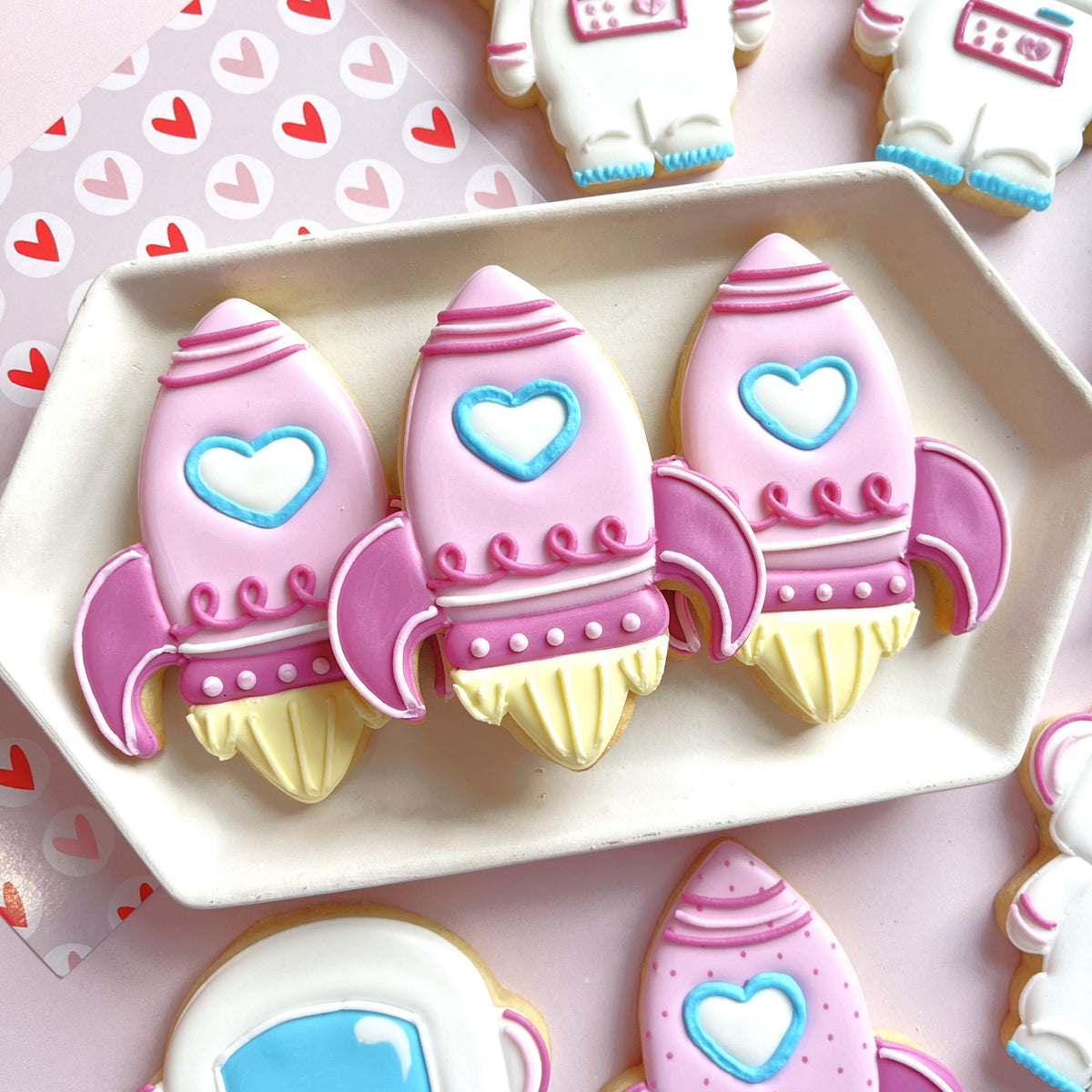 Rocket Valentine Cookie Cutter