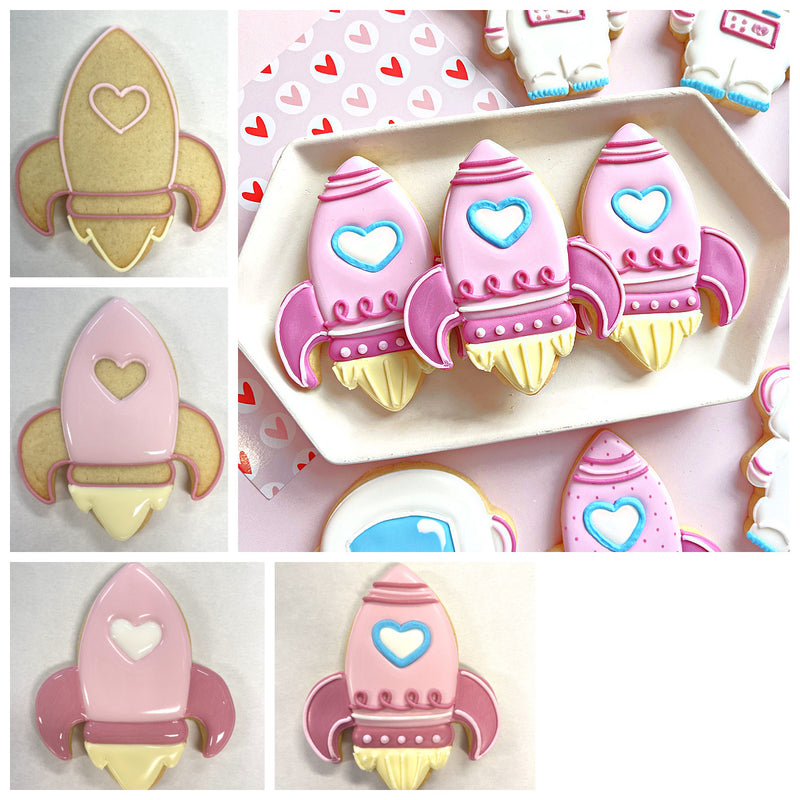 Rocket Valentine Cookie Cutter