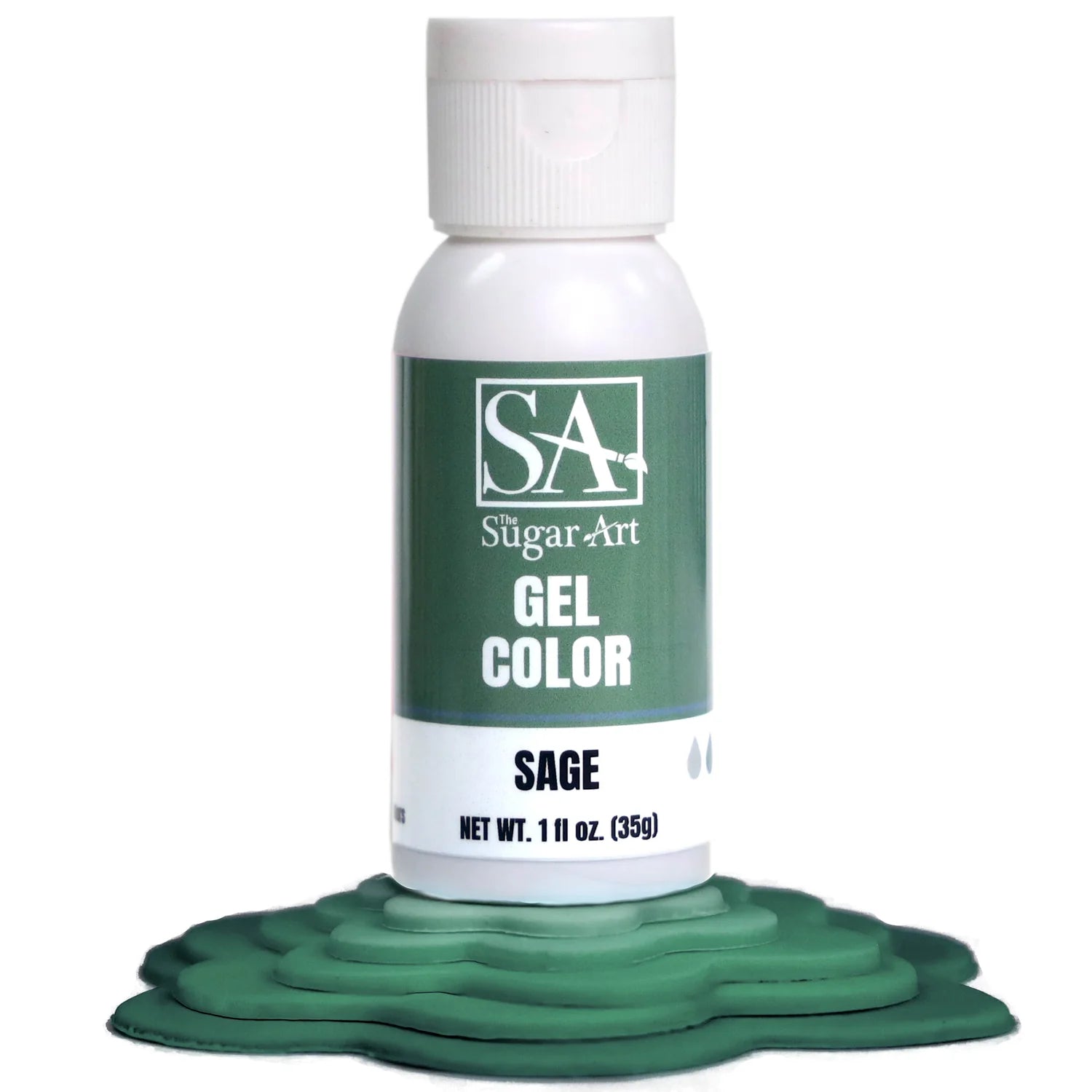Sage The Sugar Art Gel Color