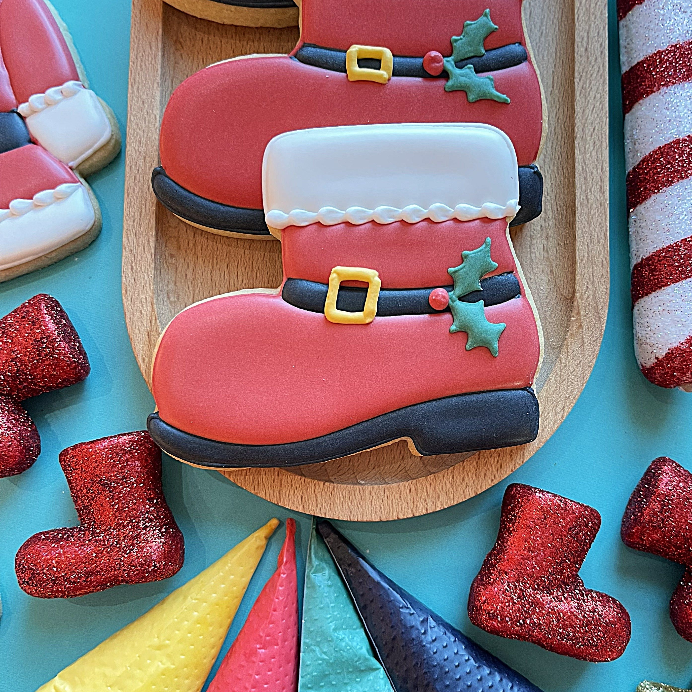 Santa's Boot Flour Box Club Cookie Cutter
