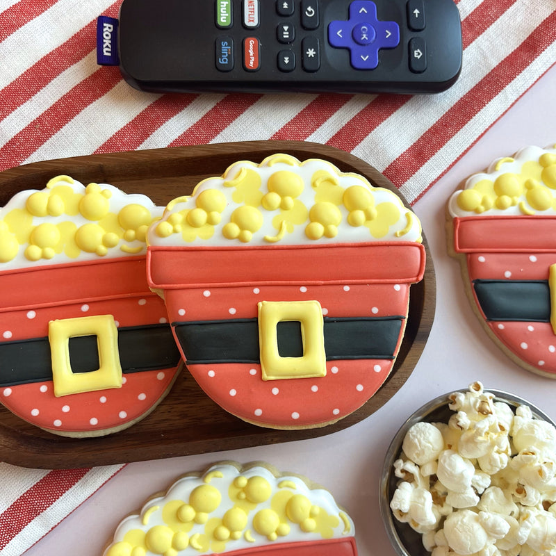 Santa Popcorn Bowl Cookie Cutter