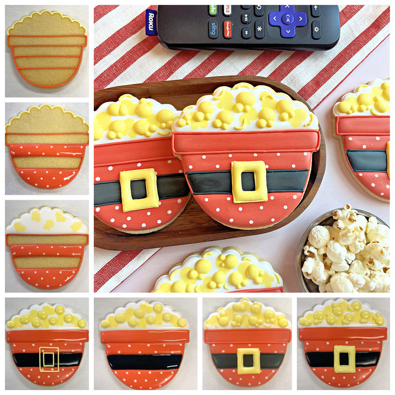 Santa Popcorn Bowl Cookie Cutter