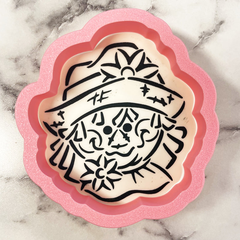Scarecrow Boy PYO Cookie Cutter and Stencil BUNDLE