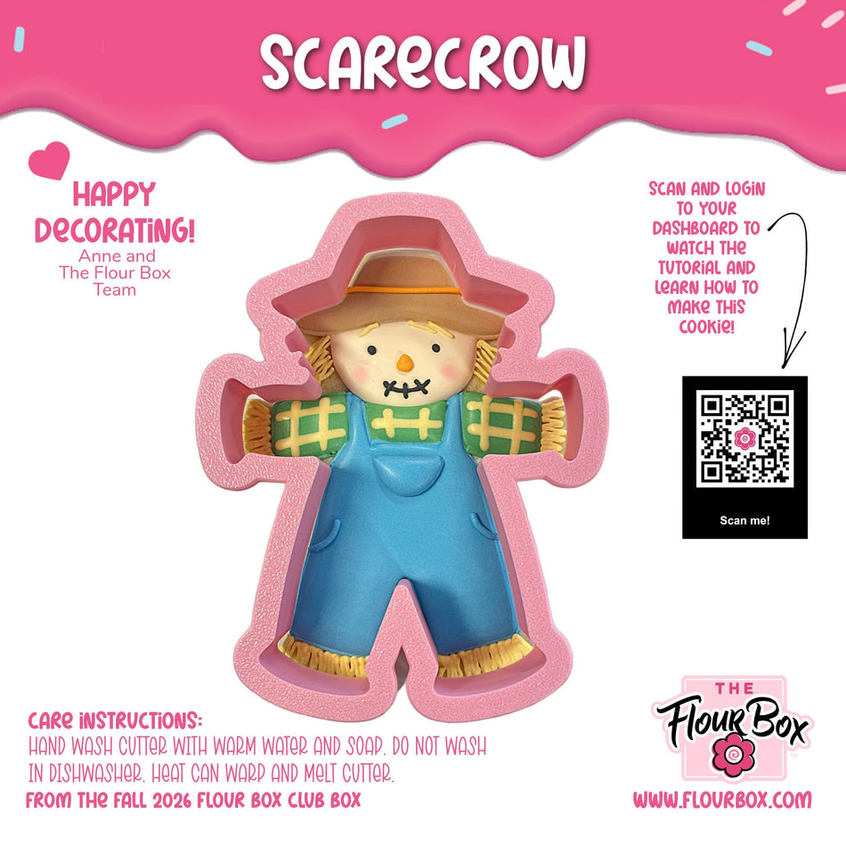 Scarecrow Flour Box Club Cookie Cutter