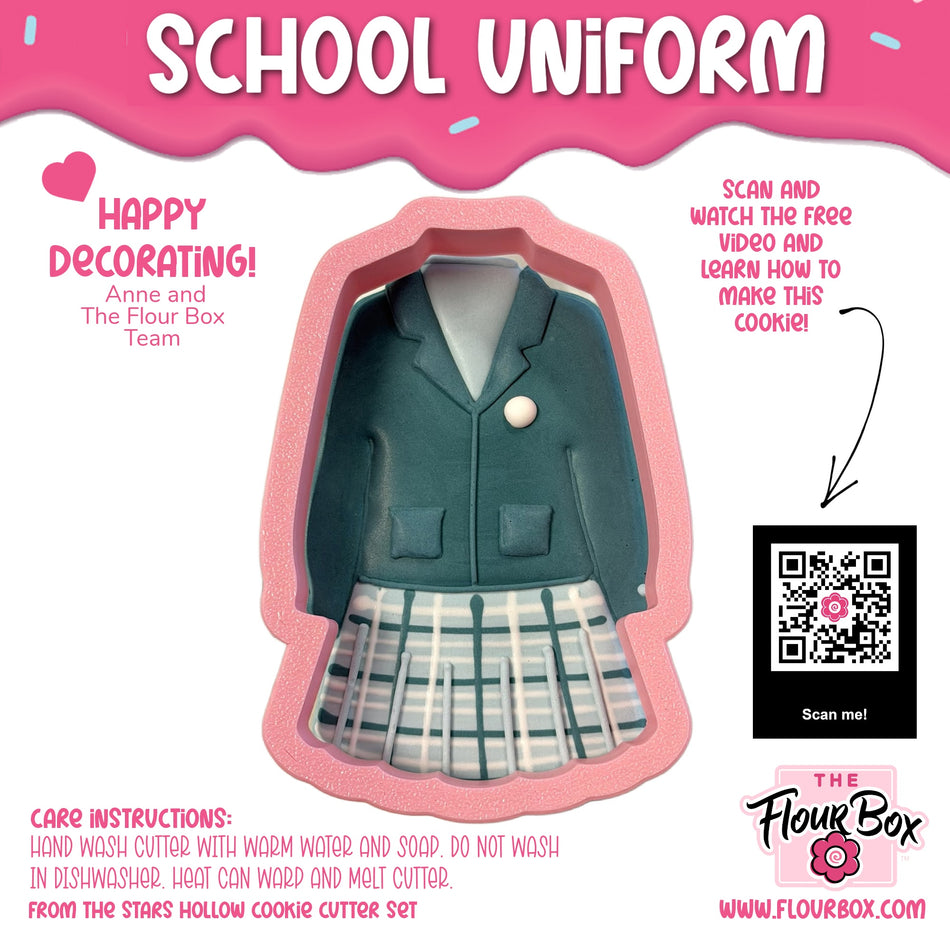 School Uniform Cookie Cutter