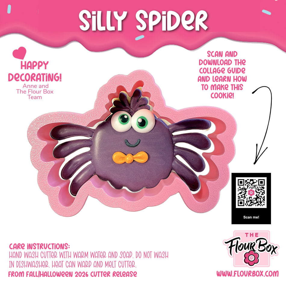 Silly Spider Cookie Cutter [FREE CUTTER w/ $15 Purchase]