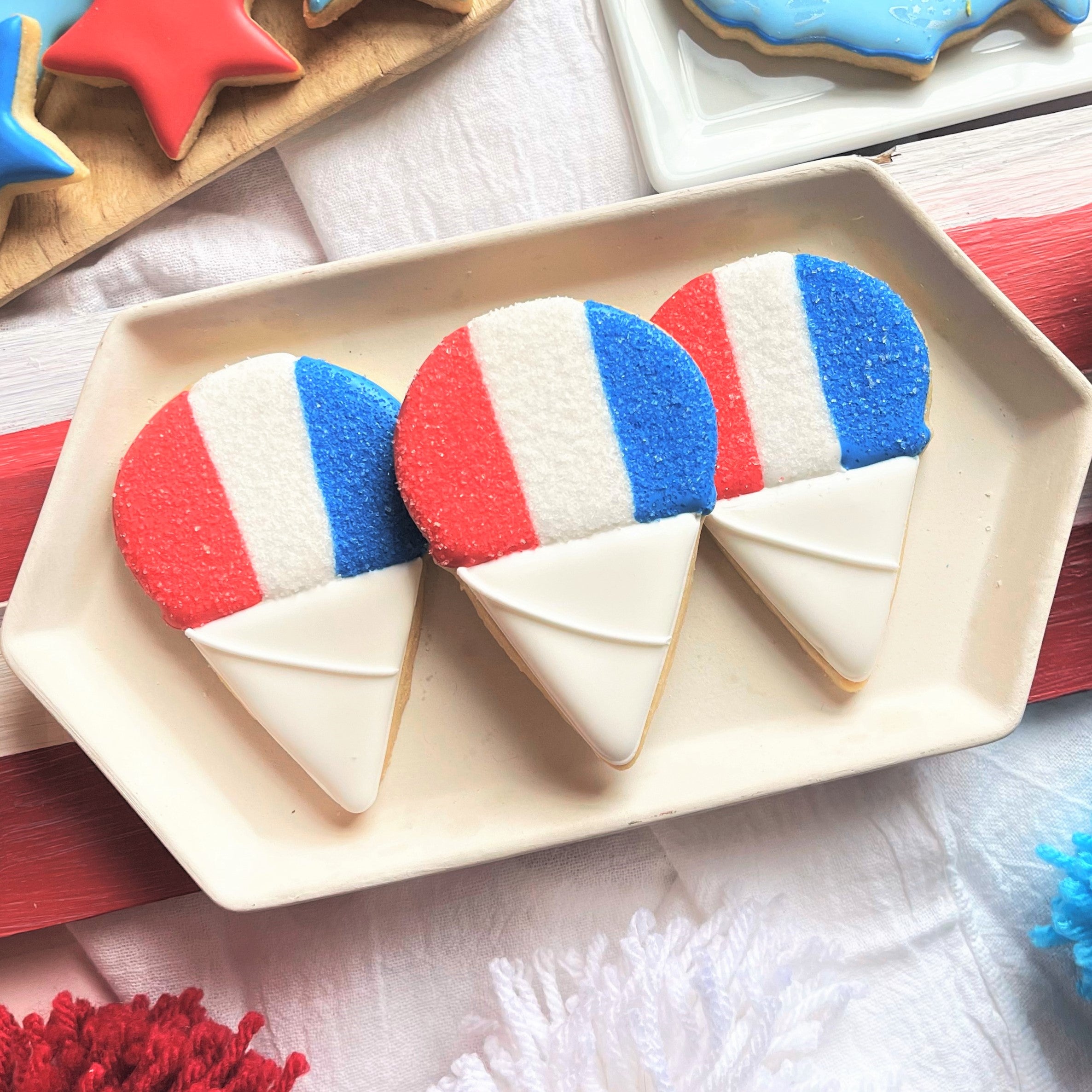 Snow Cone Cookie Cutter The Flour Box Snow cone cookie cutter the flour box