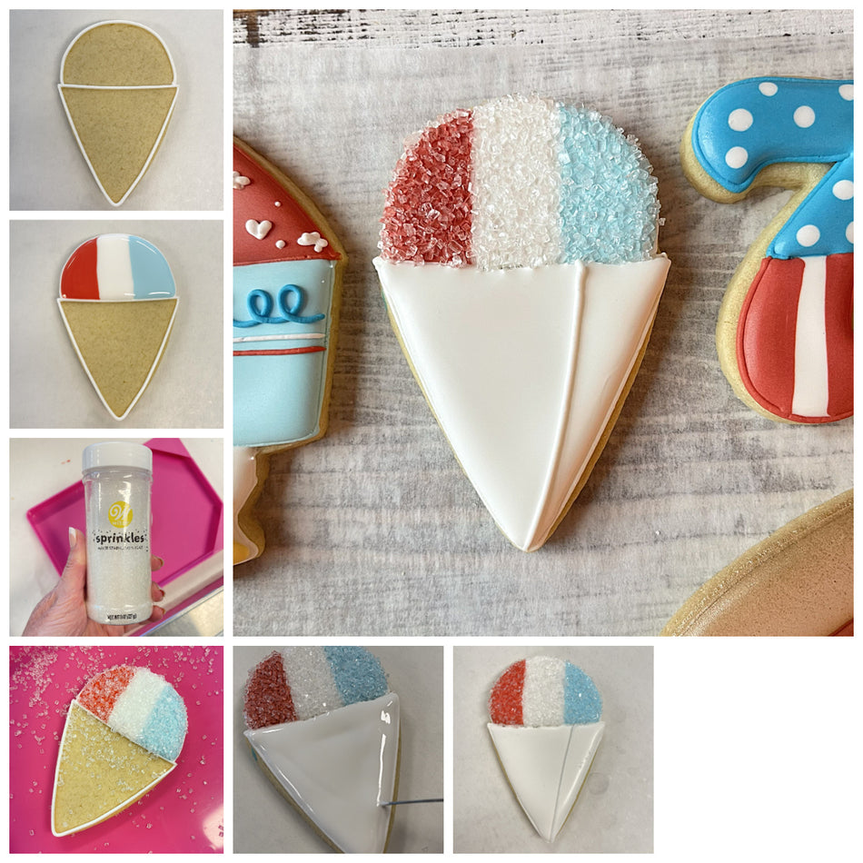 Snow Cone Cookie Cutter