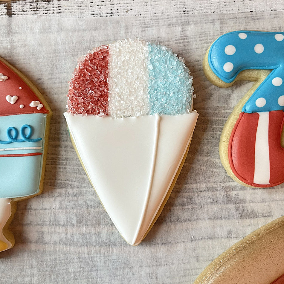Snow Cone Cookie Cutter