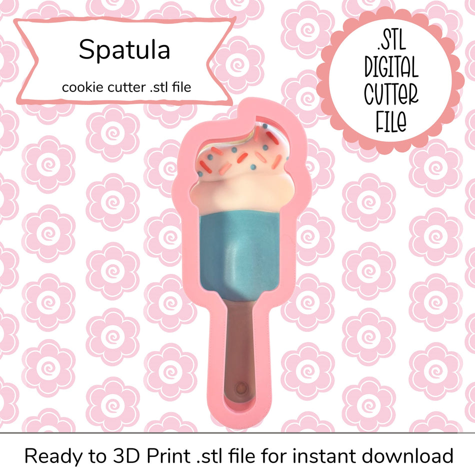 Spatula Cutter STL File (digital file)
