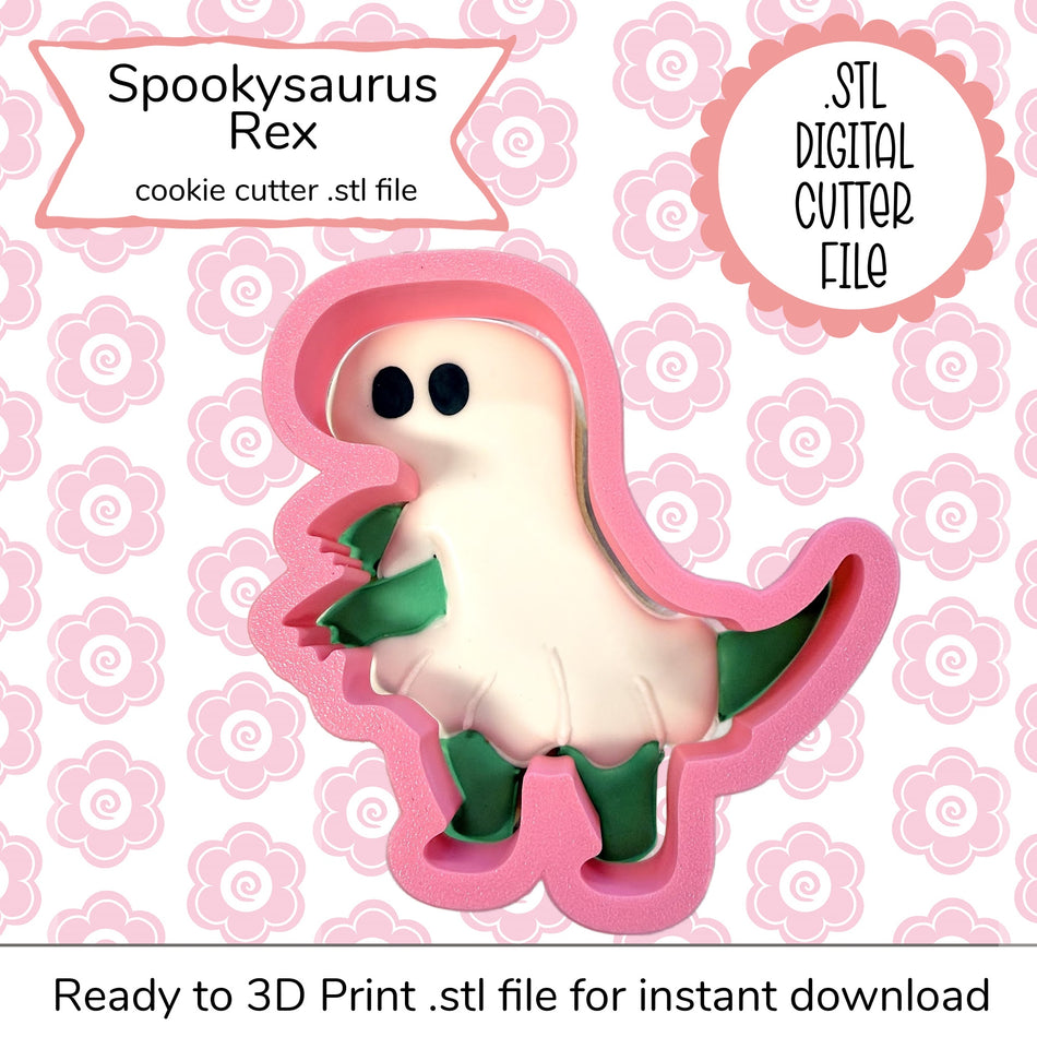 Spookysaurus Trex Cutter STL File (digital file)