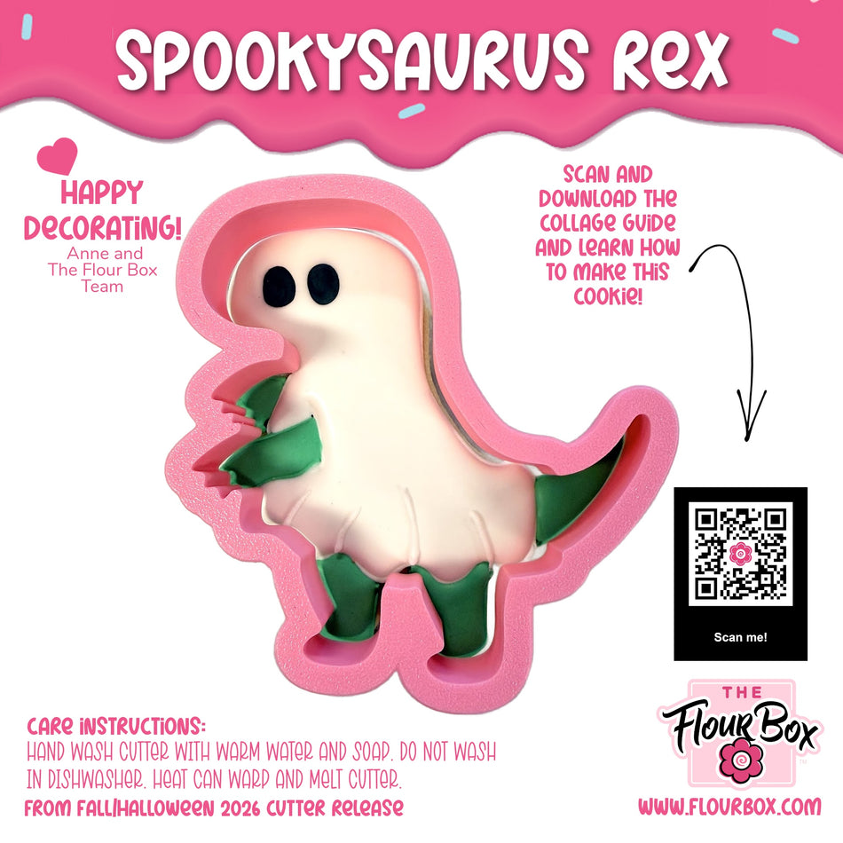 Spookysaurus Rex Cookie Cutter