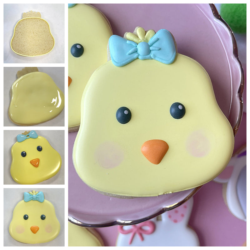 Spring Chick Face Cookie Cutter