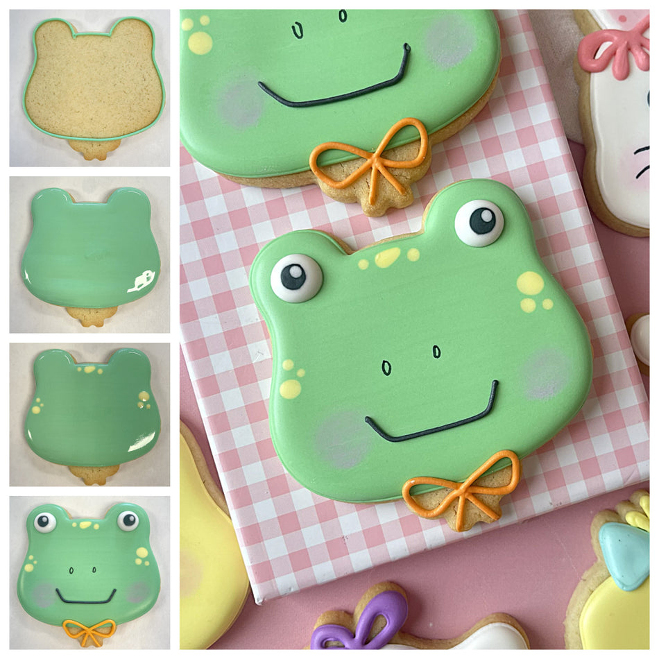 Spring Frog Face Cookie Cutter