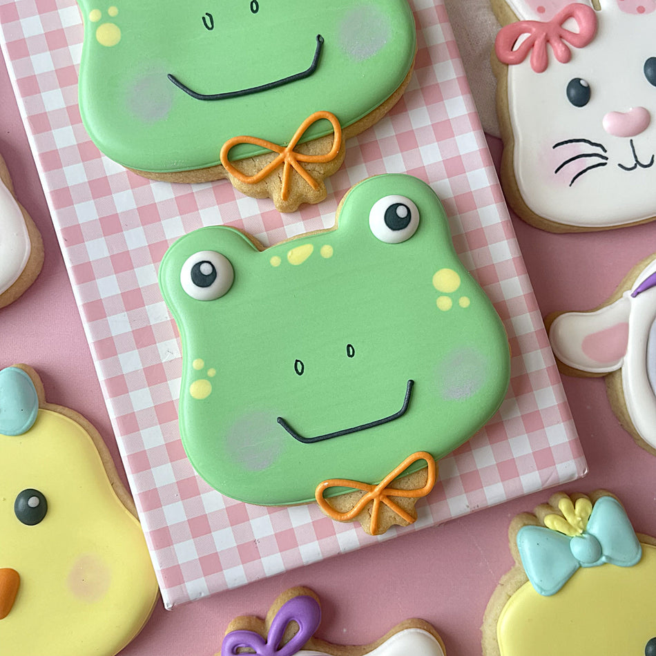 Spring Frog Face Cookie Cutter