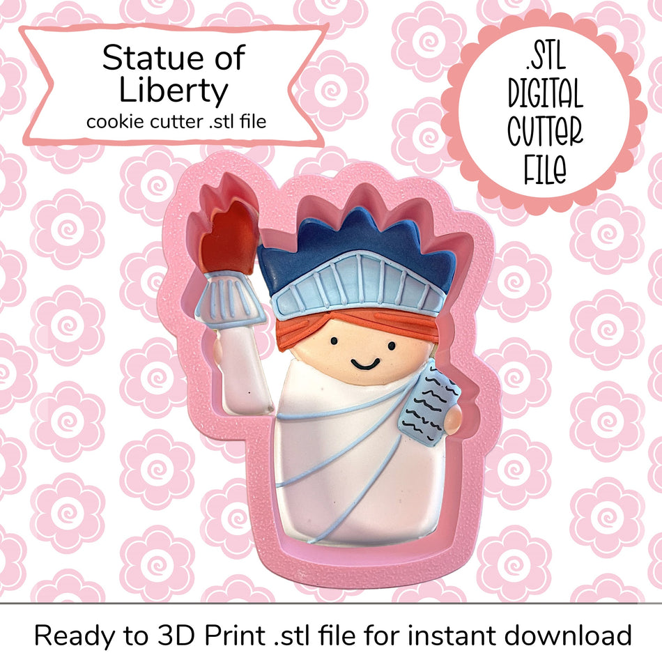 Statue of Liberty Cutter STL File (digital file)
