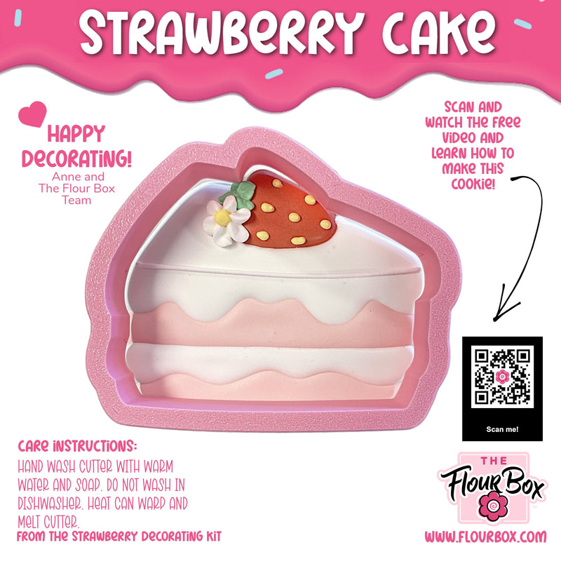 Strawberry Cake Cookie Cutter